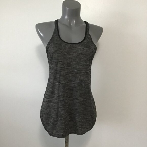 Lululemon What The Sport Singlet Heathered Black Size S - Picture 1 of 10